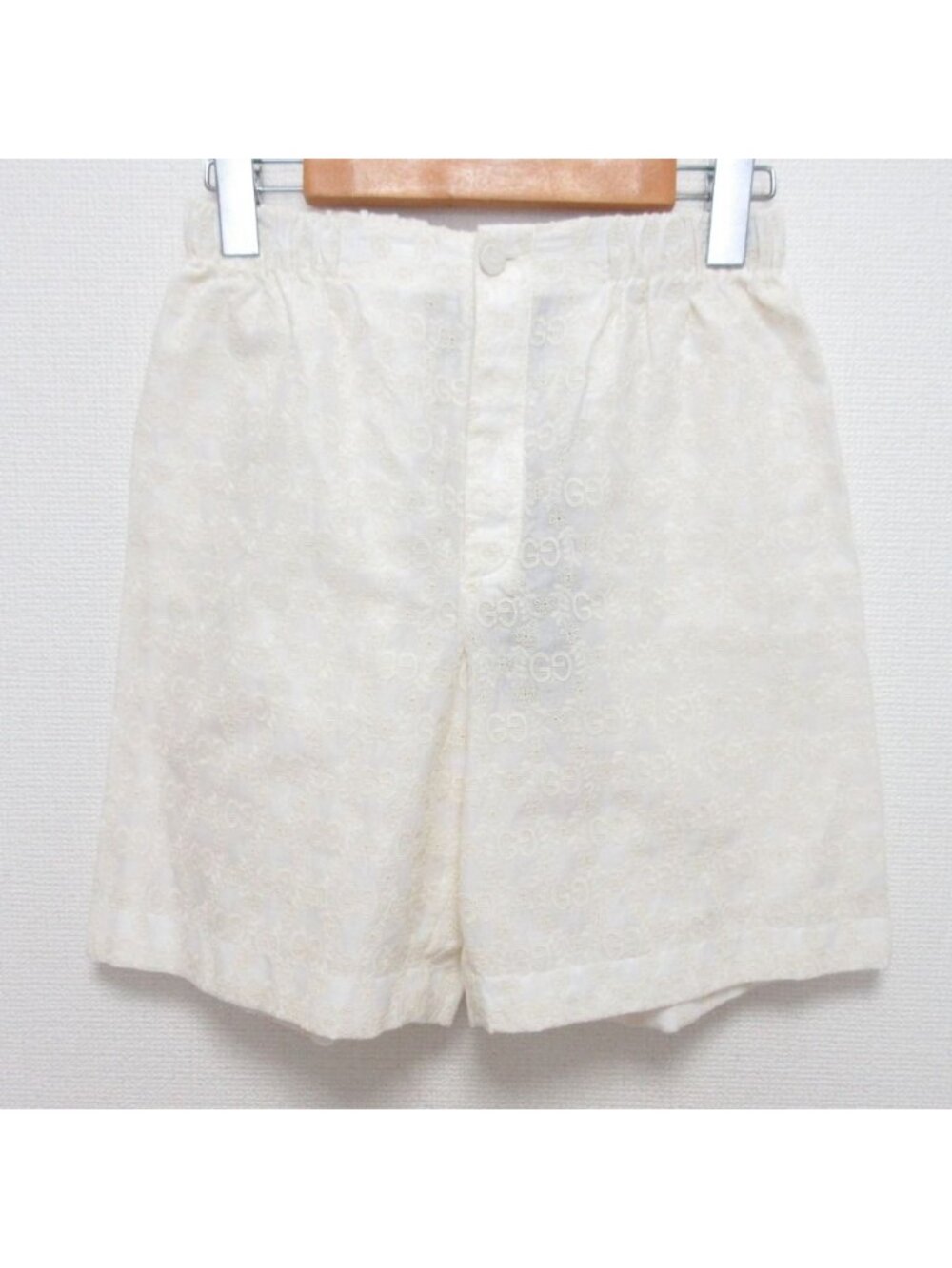 Gucci GG Jacquard Shorts White 36